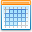 calendar_view_month icon