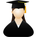 Graduate-female icon