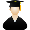 Graduate-male icon
