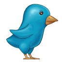Painted-Twitter-Bird icon
