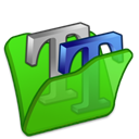 folder_green_font2 icon