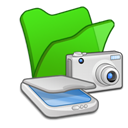 folder_green_scanners_&_cameras icon