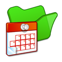 folder_green_scheduled_tasks icon