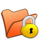 folder_orange_locked icon
