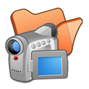 folder_orange_videos icon