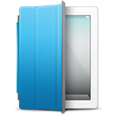 iPad_White_blue_cover_256x256 icon