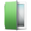 iPad_White_green_cover_256x256 icon