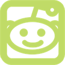 reddit-simplegreen icon