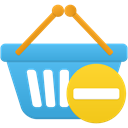 shopping-basket-prohibit icon