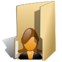 folder_user-female icon
