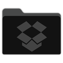 Dropbox-Balck-Folder icon