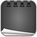 notepad_black icon