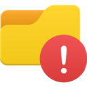folder-alert icon