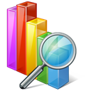 chart-search icon