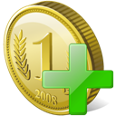 coin-add icon