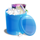 blue-recycle-bin icon