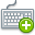 keyboard_add icon