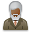 user_oldman_black icon