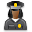 user_police_female_black icon