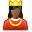 user_queen_black icon