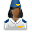 user_stewardess_black icon