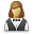 user_waiter_female icon