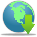 Globe-Download icon
