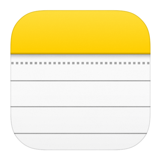 Notes_Icon icon 1024x1024px (ico, png, icns) - free download | Icons101.com