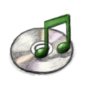 Music-hand-drawn icon