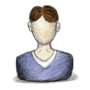 User-hand-drawn icon