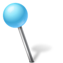 MapMarker_Ball_Left_Azure icon