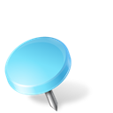 MapMarker_DrawingPin_Left_Azure icon