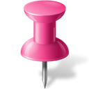 MapMarker_PushPin1__Pink icon