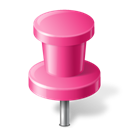 MapMarker_PushPin2__Pink icon