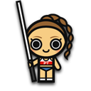 Pole-vaulter icon