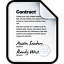 Contract icon