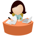 office_women_glasses icon