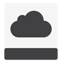 HDD_iCloud_White icon