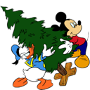 Mickey-Mouse-Donald-Christmas-icon