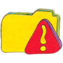 osd_folder_y_warning icon