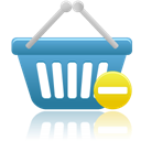 shopping-basket-prohibit icon
