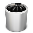 TrashWhiteFull icon