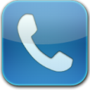 phone_blue_glow icon