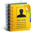 Address-book icon