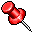 Pin-red icon