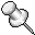 Pin-white icon