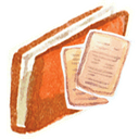 Red-documents icon