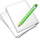 documents_white_edit icon