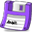 Floppy-purple icon