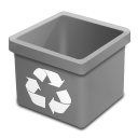 dsquared_trash_grey_empty icon